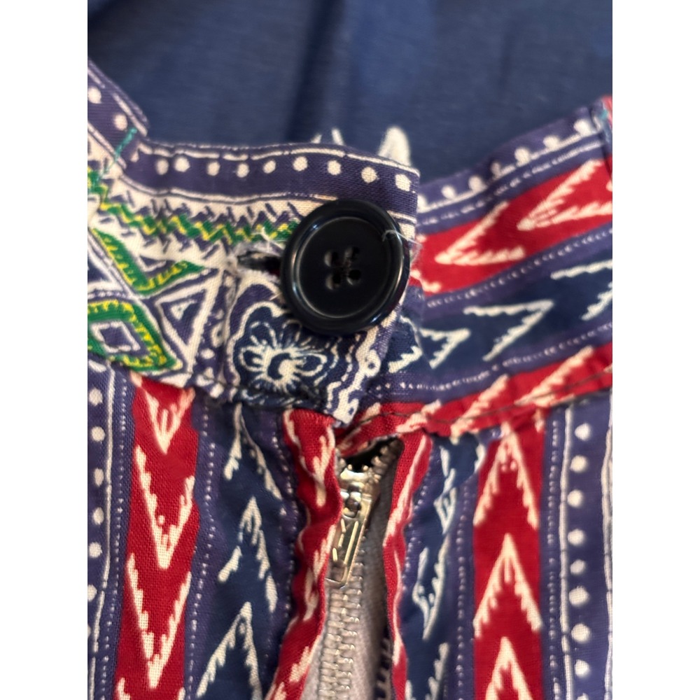 Vintage 60s 70s wrap convertible halter dress dashiki print hippie bohemian - Picture 7 of 9
